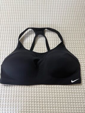 Nike Black Molded Cup Racerback Sports Bra